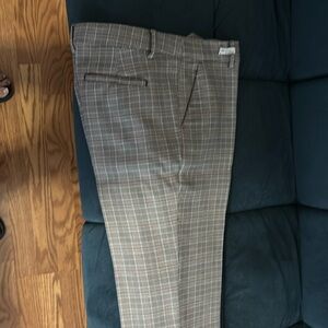 Loft size 10 Riviera Slim plaid pants with pockets and belt loops